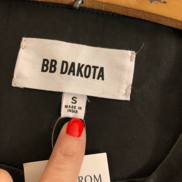 NWT Nordstrom Leather Jacket - Picture 5 of 7